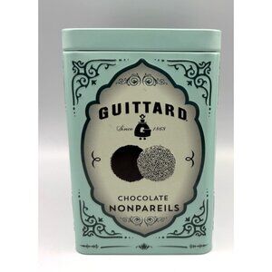 Guittard Chocolate Nonpareils Tin - Vermont Country Store ~ seafoam blue